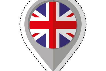 pin location britain flag icon